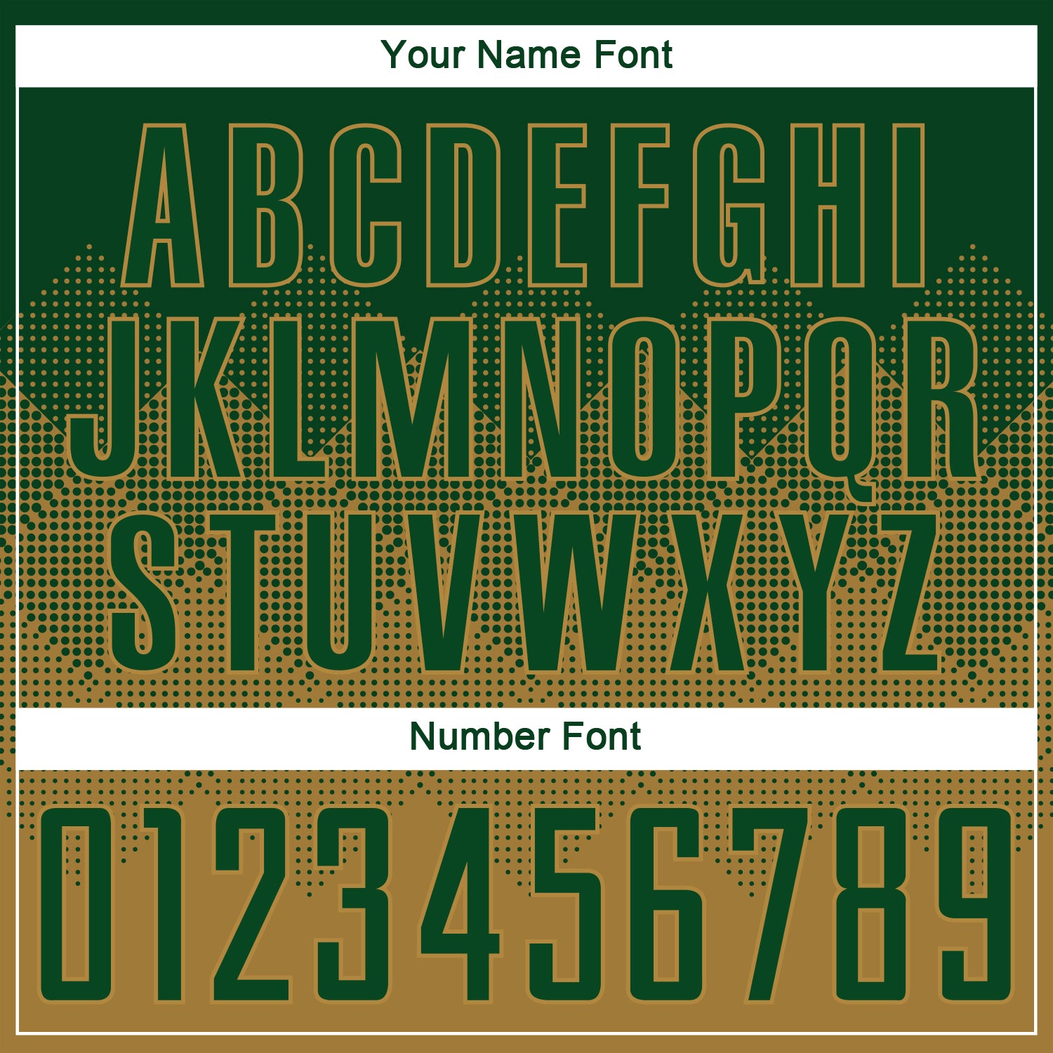 Custom Old Gold Green Sublimation Soccer Uniform Jersey