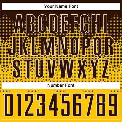 Custom Gold Brown-Cream Sublimation Soccer Uniform Jersey