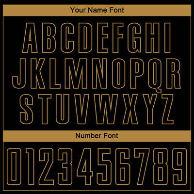 Custom Black Old Gold Pinstripe Fade Fashion Sublimation Soccer Uniform Jersey