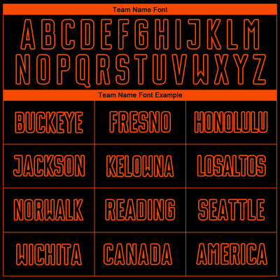 Custom Black Orange Pinstripe Fade Fashion Sublimation Soccer Uniform Jersey