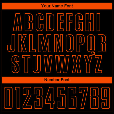 Custom Black Orange Pinstripe Fade Fashion Sublimation Soccer Uniform Jersey