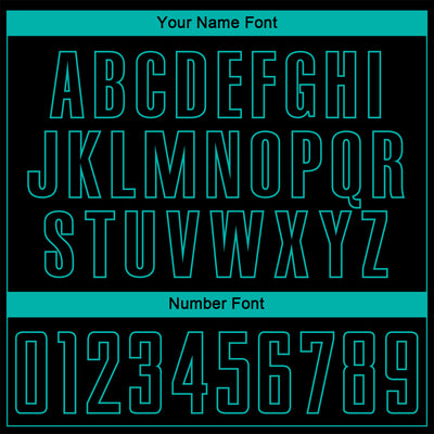 Custom Black Aqua Pinstripe Fade Fashion Sublimation Soccer Uniform Jersey