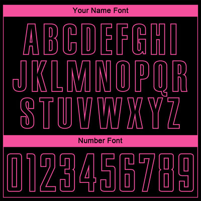 Custom Black Pink Sublimation Soccer Uniform Jersey