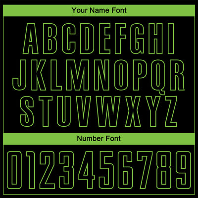 Custom Black Neon Green Sublimation Soccer Uniform Jersey