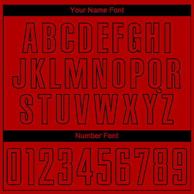 Custom Red Black Sublimation Soccer Uniform Jersey