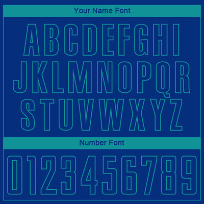 Custom Royal Teal Sublimation Soccer Uniform Jersey