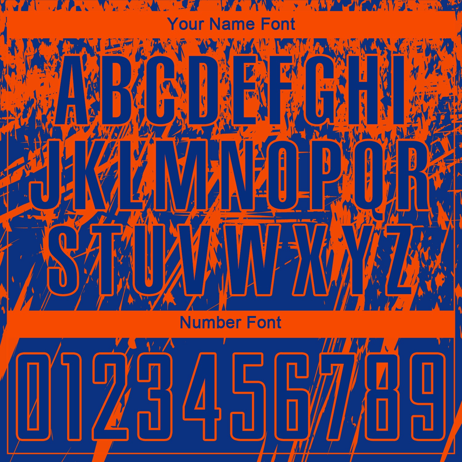 Custom Royal Orange Sublimation Soccer Uniform Jersey