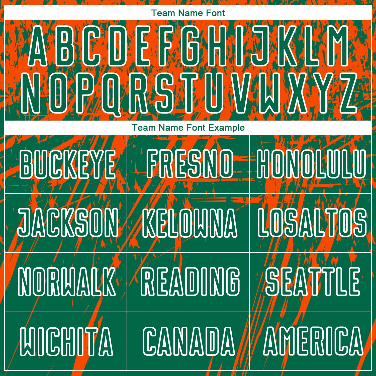 Custom Kelly Green Orange-White Sublimation Soccer Uniform Jersey