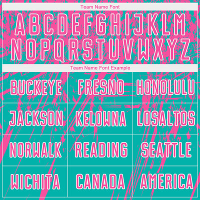 Custom Aqua Pink-White Sublimation Soccer Uniform Jersey