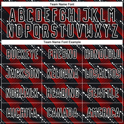 Custom Black Red-White Sublimation Soccer Uniform Jersey