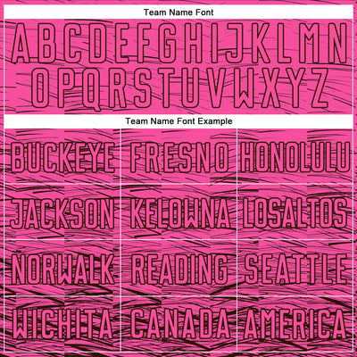 Custom Pink Brown Sublimation Soccer Uniform Jersey