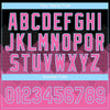 Custom Black Pink-Light Blue 3D Pattern Two-Button Unisex Softball Jersey