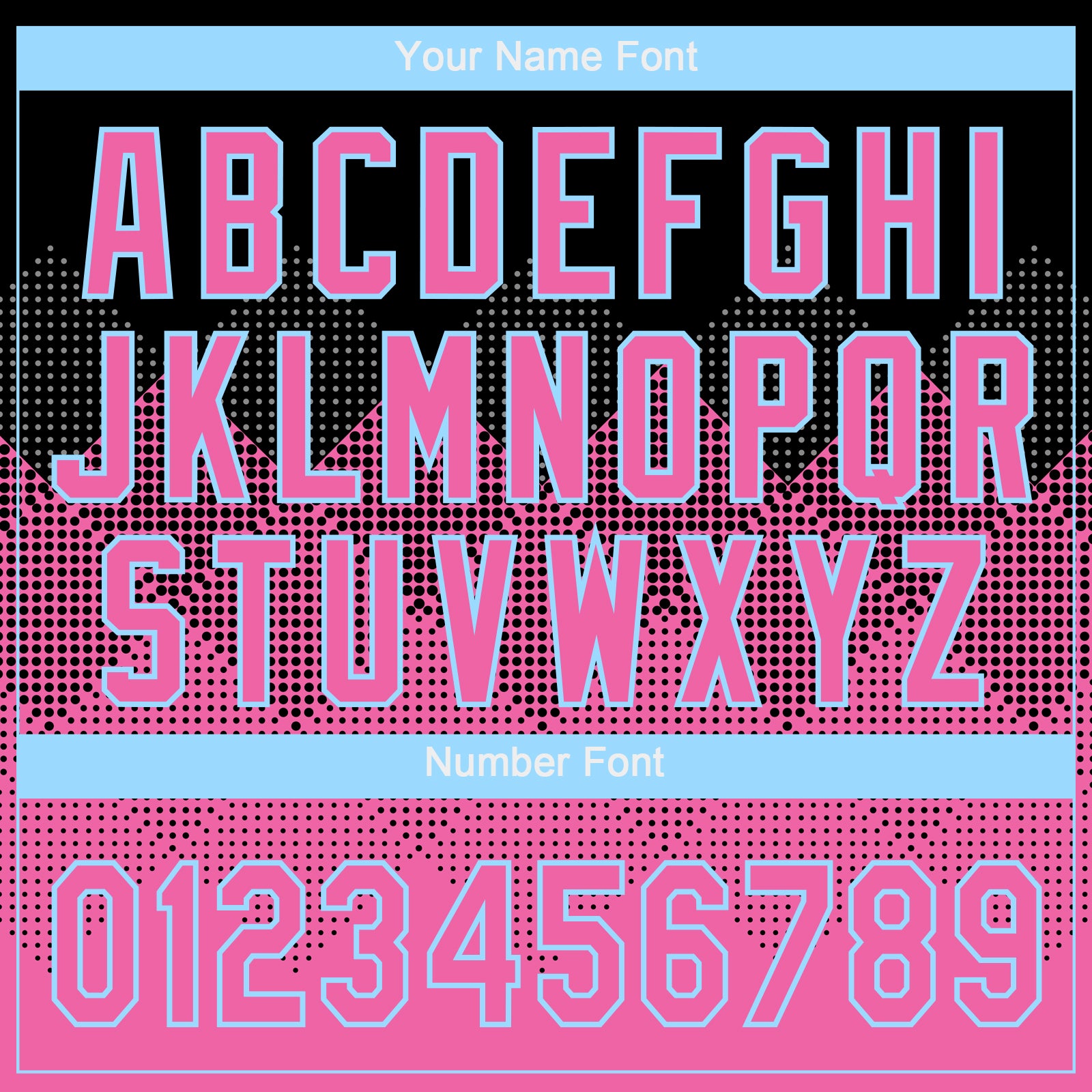 Custom Black Pink-Light Blue 3D Pattern Gradient Square Shapes Two-Button Unisex Softball Jersey