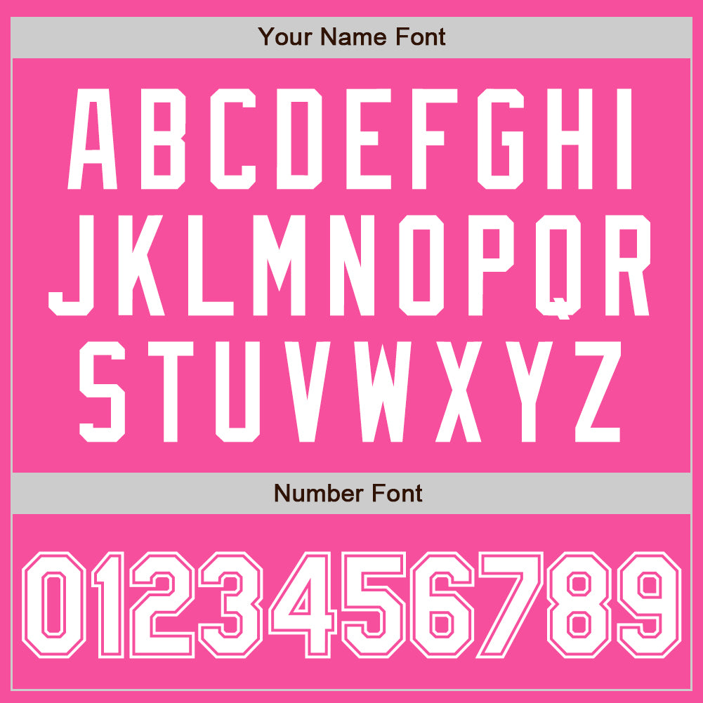 Custom Pink White Two-Button Unisex Softball Jersey