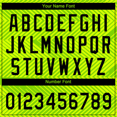 Custom Neon Green Black 3D Pattern Two-Button Unisex Softball Jersey