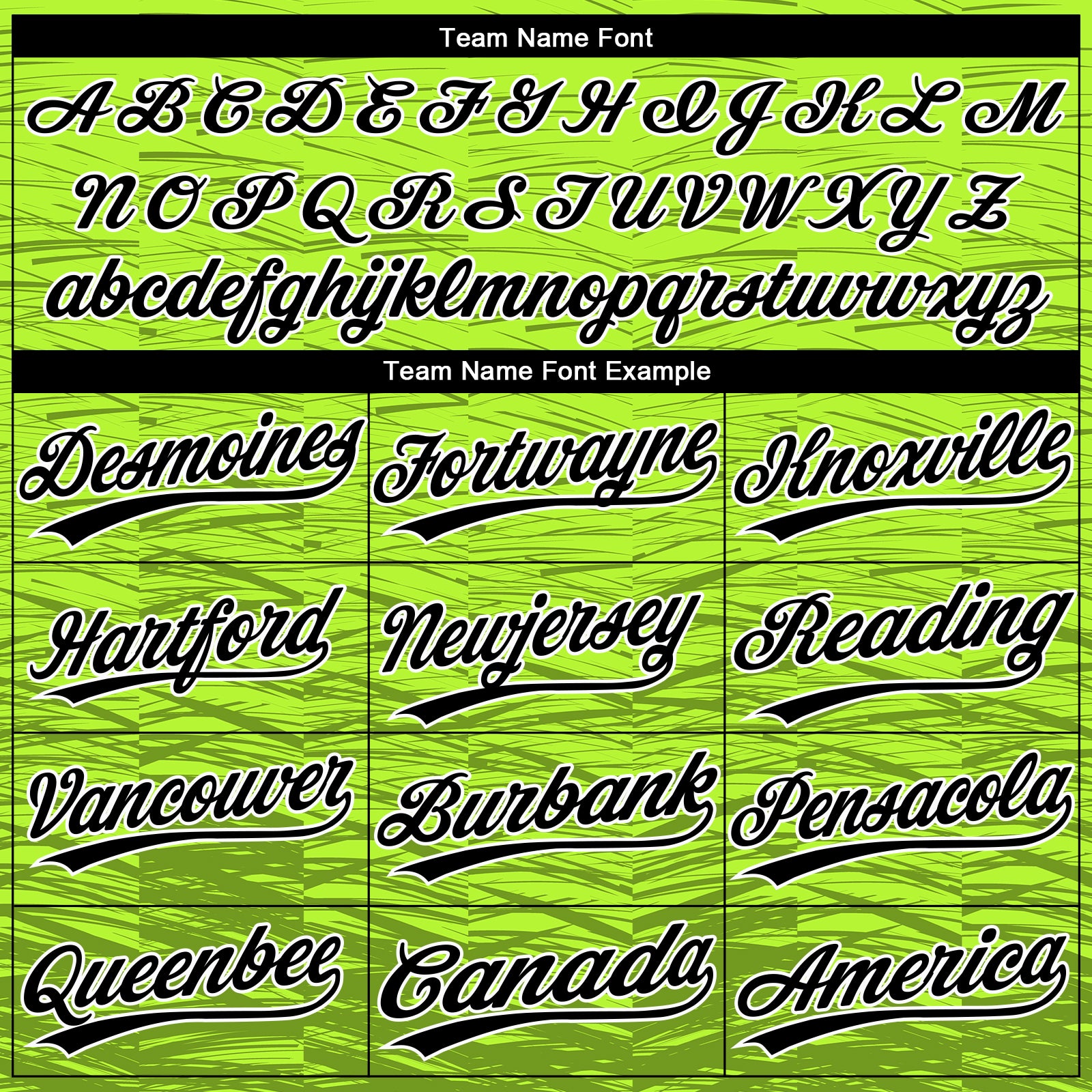 Custom Neon Green Black-White 3D Pattern Two-Button Unisex Softball Jersey