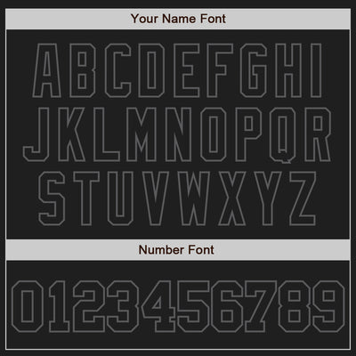 Custom Black Black-Steel Gray Two-Button Unisex Softball Jersey