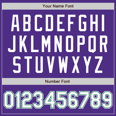 Custom Purple White-Kelly Green Two-Button Unisex Softball Jersey