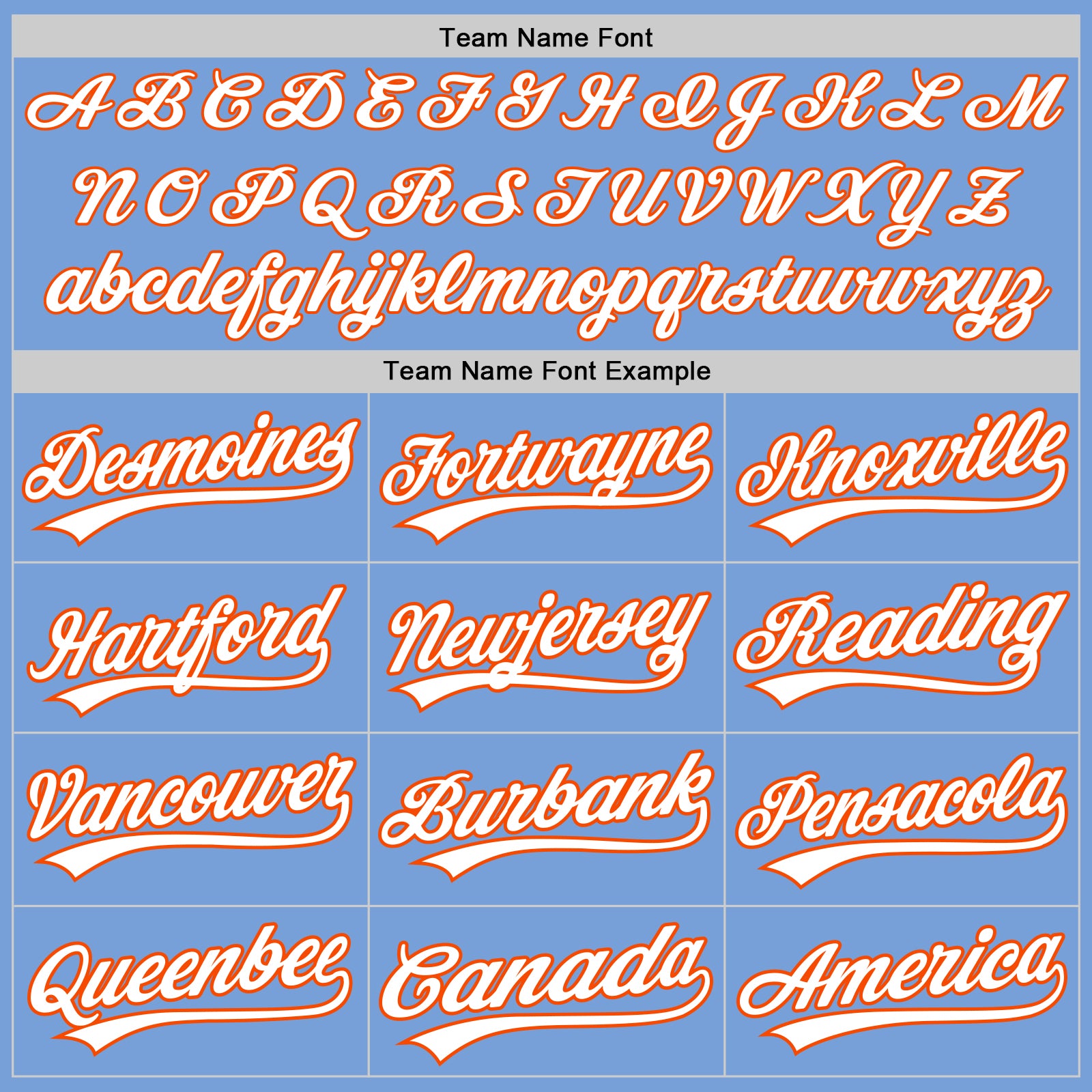 Custom Light Blue White-Orange Two-Button Unisex Softball Jersey