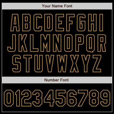 Custom Black Steel Gray Splash Ink Old Gold Authentic Baseball Jersey