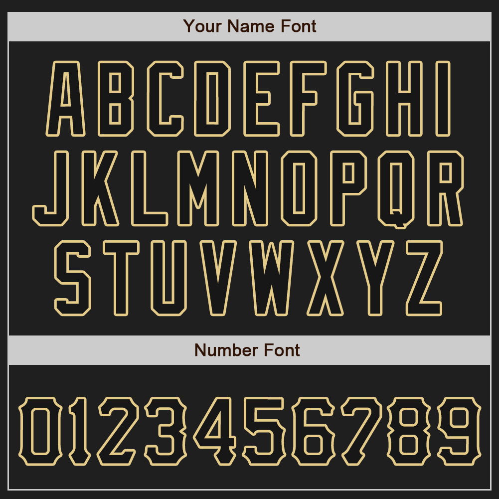 Custom White-Black Vegas Gold Authentic Split Fashion Baseball Jersey