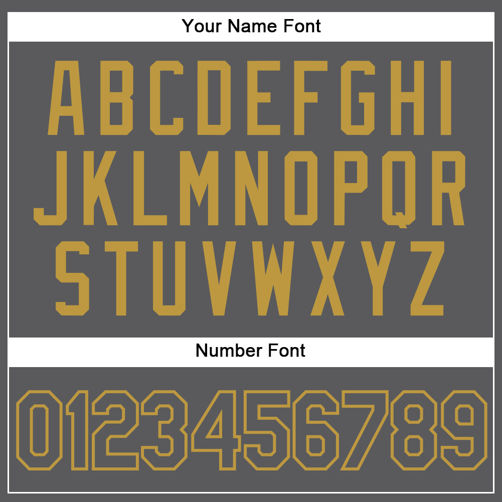 Custom Steel Gray Old Gold Authentic Baseball Jersey