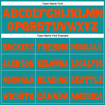 Custom Aqua Orange Fleece Jogger Sweatpants