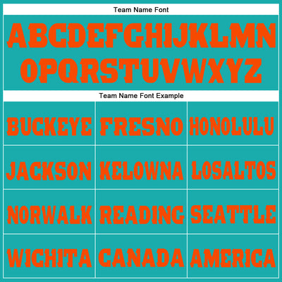 Custom Aqua Orange Fleece Jogger Sweatpants