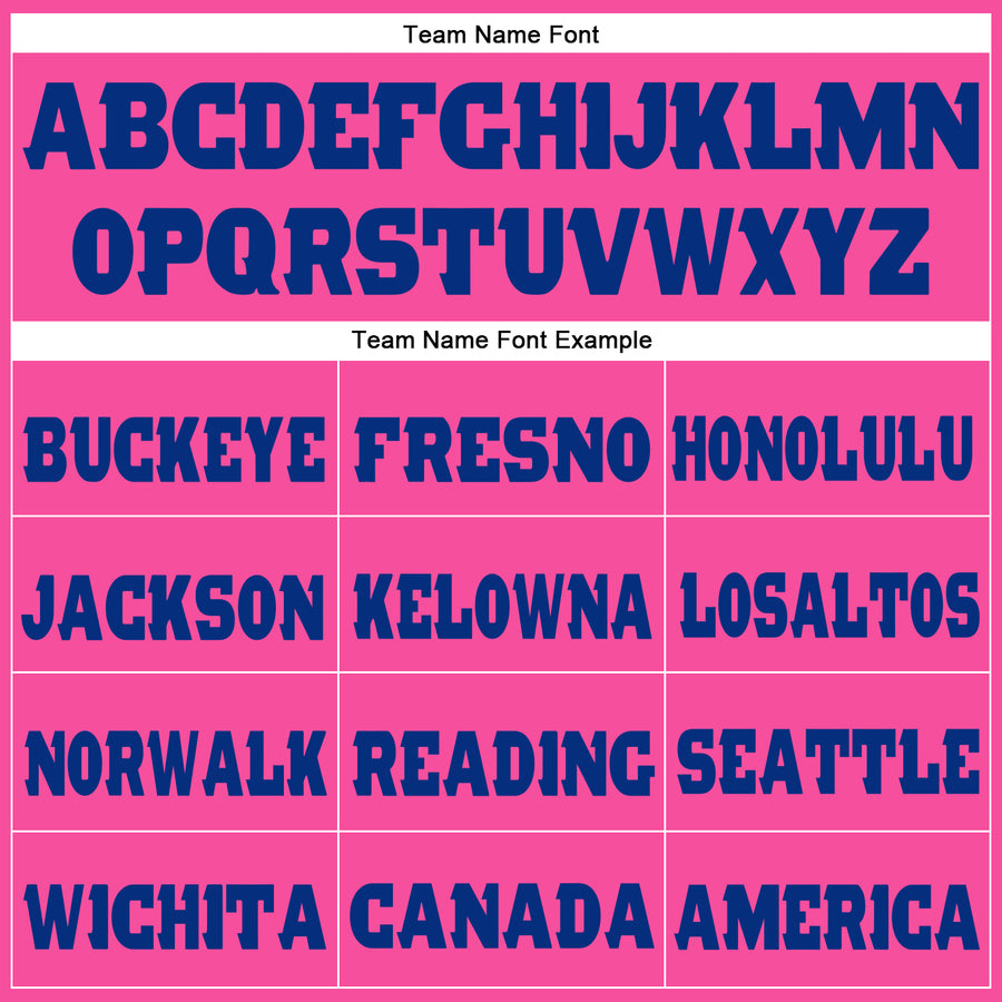 Custom Pink Royal Fleece Jogger Sweatpants