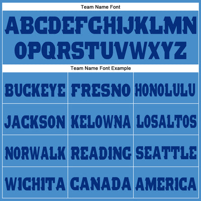 Custom Powder Blue Royal Fleece Jogger Sweatpants