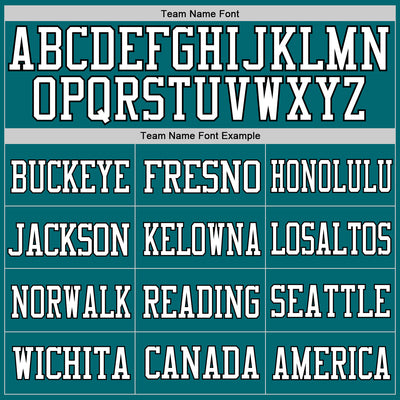 Custom Teal White-Orange Mesh Authentic Football Jersey