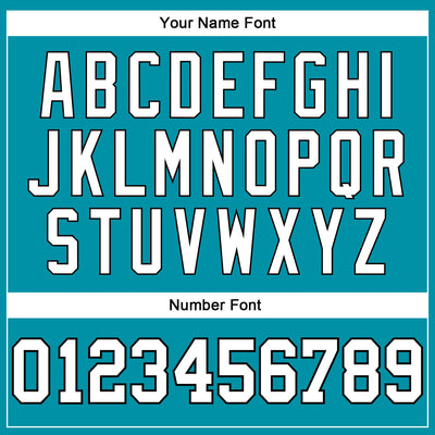 Custom Teal White Pinstripe White-Black Authentic Basketball Jersey