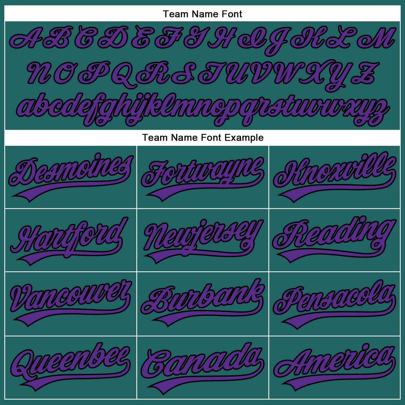 Custom Teal Purple Pinstripe Black Authentic Baseball Jersey