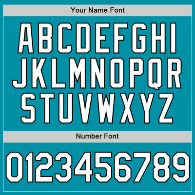 Custom Teal White-Black Authentic Throwback Baseball Jersey