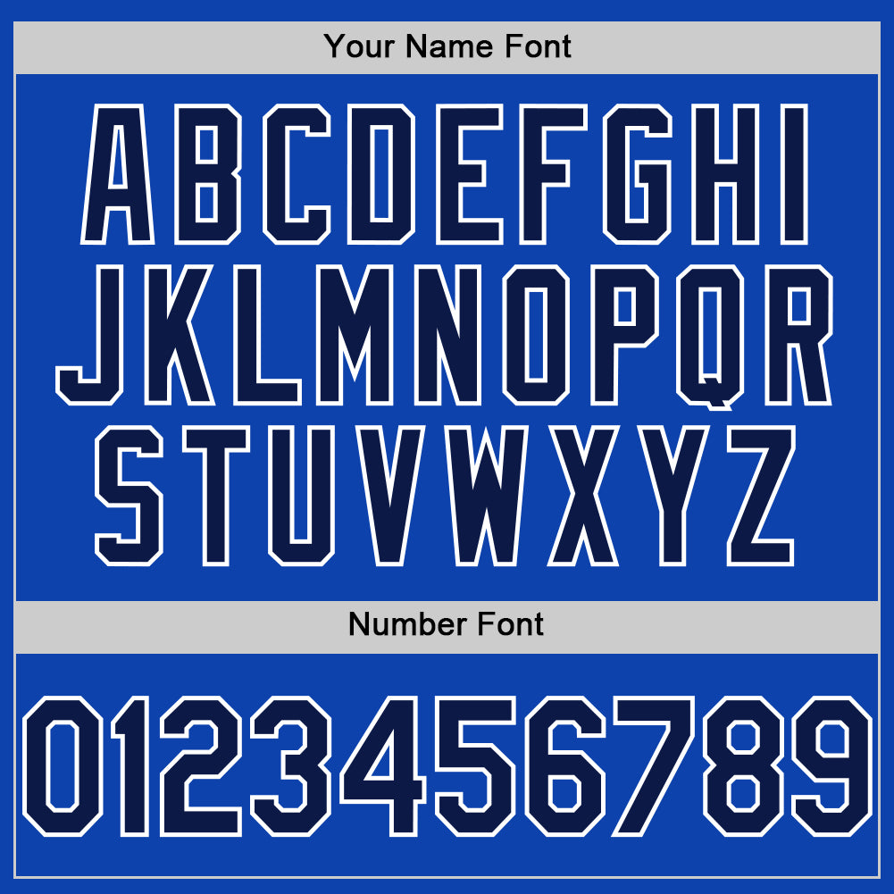 Custom Thunder Blue Navy-White Authentic Baseball Jersey