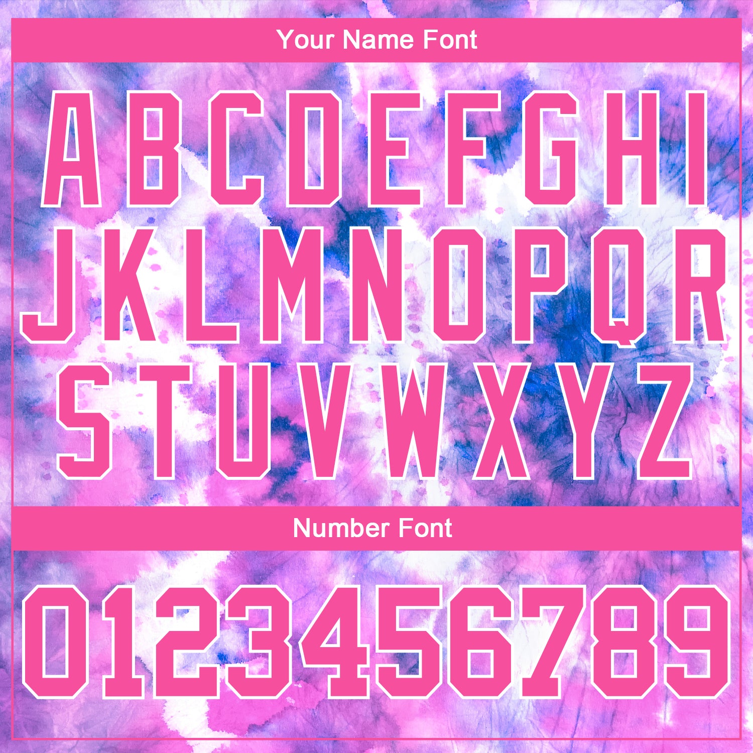 Custom Tie Dye Pink-White 3D Authentic Baseball Jersey