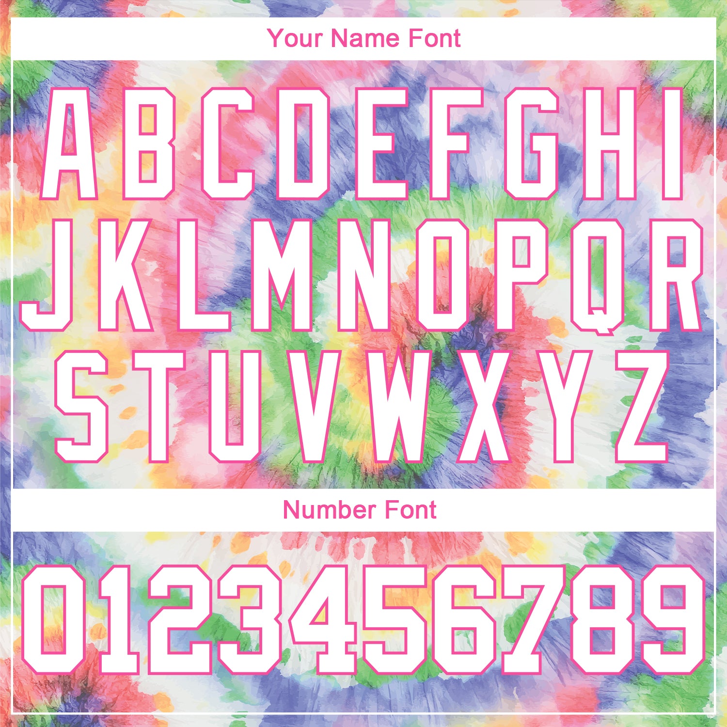 Custom Tie Dye White-Pink 3D Authentic Baseball Jersey