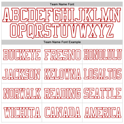 Custom White White-Red Mesh Authentic Football Jersey