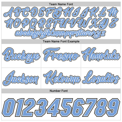 Custom White Light Blue Pinstripe Light Blue-Black Authentic Basketball Shorts