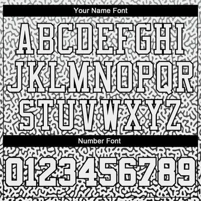 Custom White White-Black Round Neck Sublimation Basketball Suit Jersey