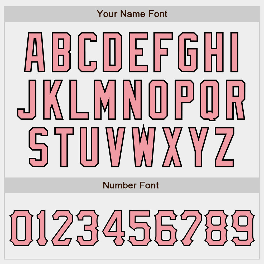 Custom White Medium Pink-Black Authentic Baseball Jersey