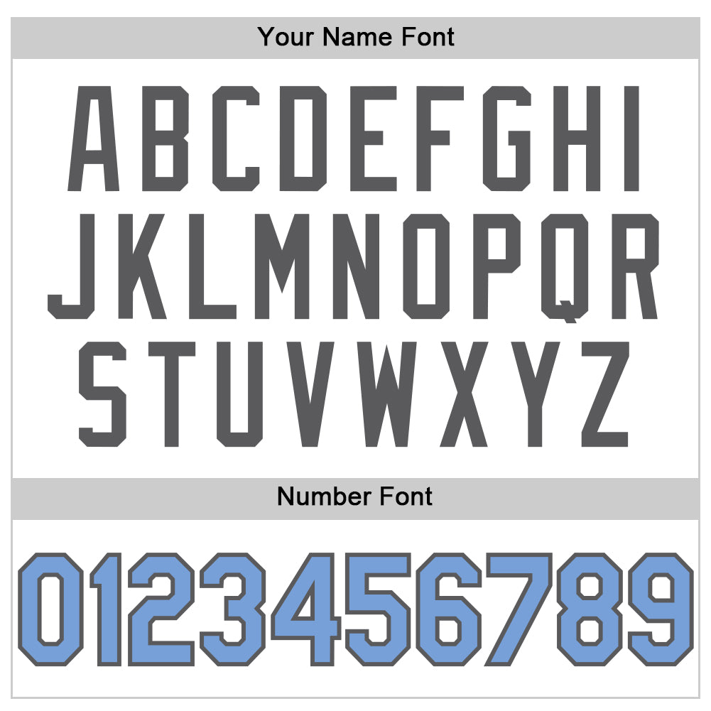 Custom White Light Blue-Steel Gray Performance T-Shirt