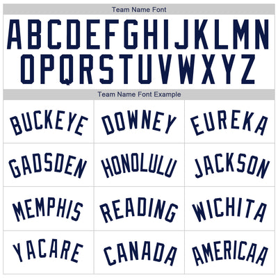 Custom White Orange Pinstripe Navy Authentic Baseball Jersey