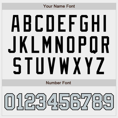 Custom White Silver-Black Authentic Baseball Jersey