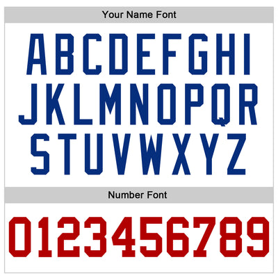 Custom White Red-Royal Authentic Throwback Basketball Jersey