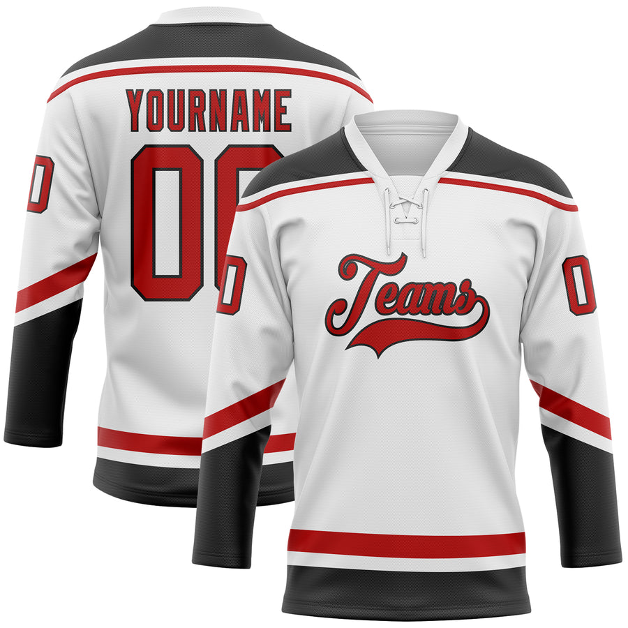 Hockey Jersey Spokane Chiefs Custom White 2024 Top Cousu00e9