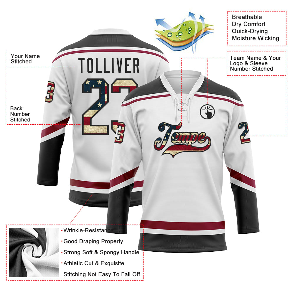 COLORADO Avalanche NHL White Throwback Team Jersey