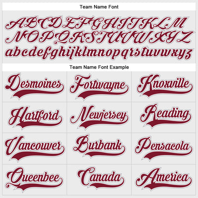 Custom White Crimson-Gray Hockey Lace Neck Jersey