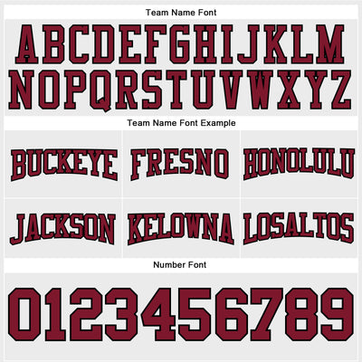 Custom Stitched White Crimson-Black Football Pullover Sweatshirt Hoodie