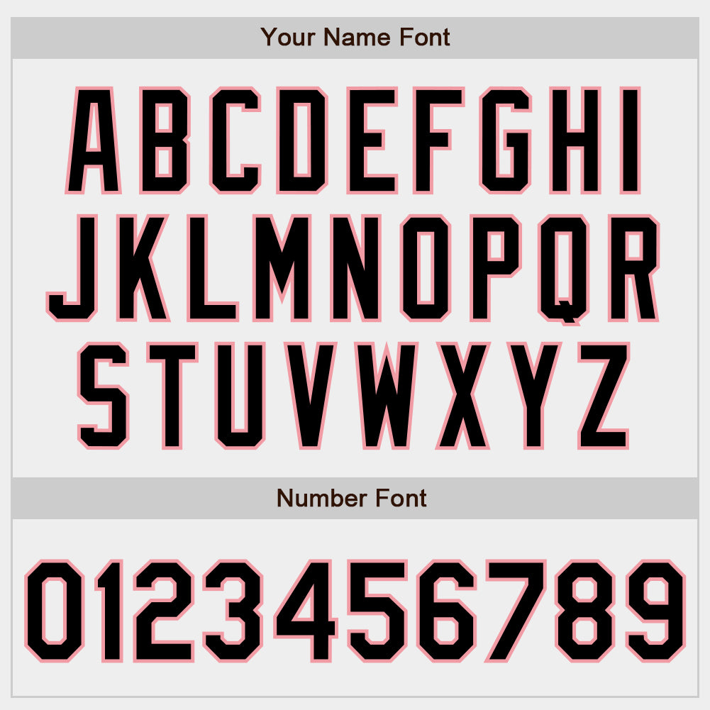 Custom White Black-Medium Pink Authentic Baseball Jersey